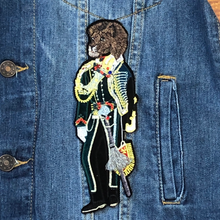 Load image into Gallery viewer, Tiger With Beads and Rheinestone Applique Patches