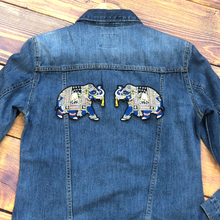 Load image into Gallery viewer, A Pair of Elephant Applique Patch