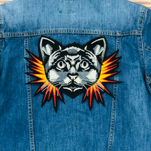 Load image into Gallery viewer, Flame cat Applique Patch