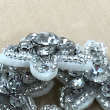 Load image into Gallery viewer, 4 Crystal Beaded Star Applique Patches