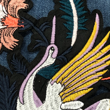 Load image into Gallery viewer, Beautiful Large Flower and Bird Patch appliqué