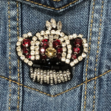 Load image into Gallery viewer, Large & Small Crowns  With Beads and Rhinestones Appliqué Patches