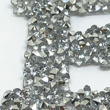 Load image into Gallery viewer, 2" Rhinestone Iron on Personalised Letters Hotfix Crystal Applique