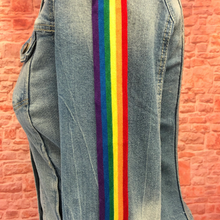 Load image into Gallery viewer, Soft Elasticated Rainbow LGBT Pride Ribbon