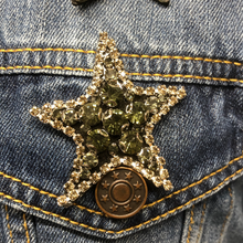 Load image into Gallery viewer, Sequin 2 Piece Crystal Stars Applique Patch