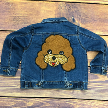 Load image into Gallery viewer, Puppy Dog Fluffy & Sequin Dog Applique Patch