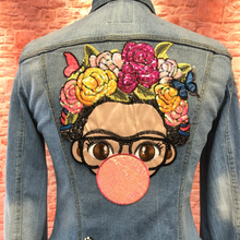 Load image into Gallery viewer, Large Embroidered  Frida Kahlo Applique Patch