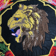 Load image into Gallery viewer, Large Flower and Lion  Applique Patch