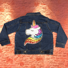 Load image into Gallery viewer, Sequin Unicorn Applique Patch