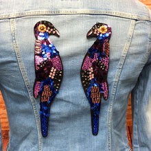 Load image into Gallery viewer, Large Handmade Parrot Bird Appliqué Patch