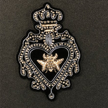 Load image into Gallery viewer, 2 Handmade 3D Beaded Bee Patch