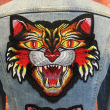 Load image into Gallery viewer, Tiger Embordered Applique Patch in 5 Sizes
