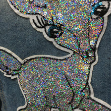 Load image into Gallery viewer, Hologram Silver Deer Sequin  Applique Patch