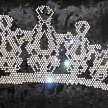 Load image into Gallery viewer, Crushed Velvet Bride Wedding Cushion