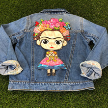 Load image into Gallery viewer, Large Embroidered  Frida Kahlo Applique Patch