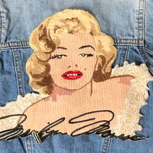 Load image into Gallery viewer, Large Marilyn Monroe Embroidered Applique Patch