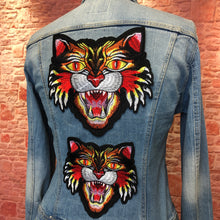 Load image into Gallery viewer, Tiger Embordered Applique Patch in 5 Sizes