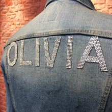 Load image into Gallery viewer, Rhinestone Letters  Iron on Hotfix Crystal Applique  Patch