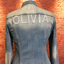 Load image into Gallery viewer, Rhinestone Letters  Iron on Hotfix Crystal Applique  Patch