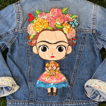 Load image into Gallery viewer, Large Embroidered  Frida Kahlo Applique Patch