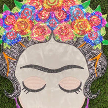 Load image into Gallery viewer, Frida Kahlo  Somber Looking Applique Patch