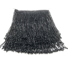 Load image into Gallery viewer, Heavy Beaded Fringe Trimmed  With Tear Drop Bottom Tasselling