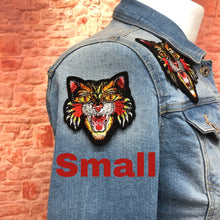 Load image into Gallery viewer, Tiger Embordered Applique Patch in 5 Sizes