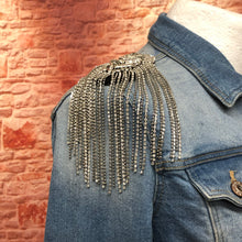 Load image into Gallery viewer, Epaulets Handmade  Diamond Embellishment Tassel Shoulder Decoration