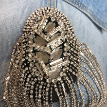 Load image into Gallery viewer, Epaulets Handmade  Diamond Embellishment Tassel Shoulder Decoration