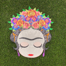 Load image into Gallery viewer, Frida Kahlo  Somber Looking Applique Patch