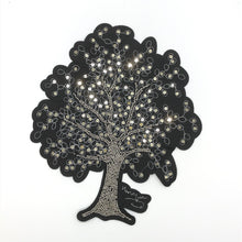 Load image into Gallery viewer, Silver Tree Sequins Embroidered Applique Patch