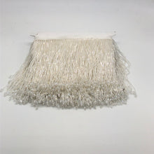 Load image into Gallery viewer, Heavy Beaded Fringe Trimmed  With Tear Drop Bottom Tasselling