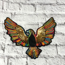 Load image into Gallery viewer, American Eagle With Coloured Thread and Sequins Patch