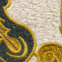 Load image into Gallery viewer, Very large Flute Playing Cherub Embroidered Royal Love Applique Tapestry Patch