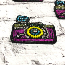 Load image into Gallery viewer, Camara Rhinestone Embroidered Patch