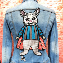 Load image into Gallery viewer, Cat In Cape Applique Patch