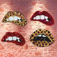 Load image into Gallery viewer, Biting Sequin Lips Patch