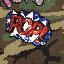 Load image into Gallery viewer, Large Sequin Pow or Pop Applique Patch