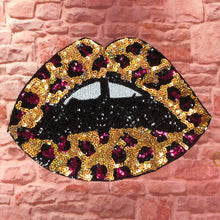 Load image into Gallery viewer, Biting Sequin Lips Patch