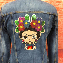 Load image into Gallery viewer, Frida Kahlo Patch  10" X 9" Applique Patch