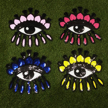 Load image into Gallery viewer, Evil Eye  With lashes Applique Patch