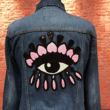 Load image into Gallery viewer, Evil Eye  With lashes Applique Patch