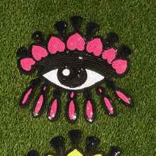 Load image into Gallery viewer, Evil Eye  With lashes Applique Patch