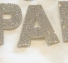 Load image into Gallery viewer, Rhinestone letters Wedding Personalise Jacket Bride Wifey *LETTERS ONLY*