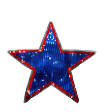 Load image into Gallery viewer, Sequin Star Applique Patch