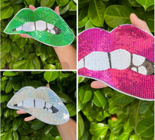 Load image into Gallery viewer, Sequin Lips Applique Patch