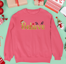 Load image into Gallery viewer, Christmas Glitter Iron on Transfer