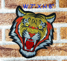 Load image into Gallery viewer, Large Tiger Head Applique Patch
