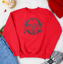 Load image into Gallery viewer, Christmas Personalised Letter Glitter Iron On Transfer