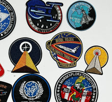 Load image into Gallery viewer, 19 Piece Embroidered Space Applique Patches